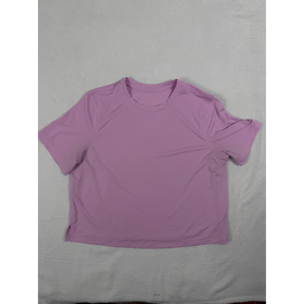 Lululemon Ultralight Waist-Length T-Shirt Vitapink Size 8 Short Sleeve Top